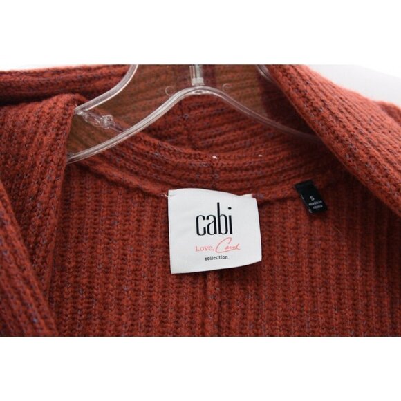 Cabi Oversized Double Breasted Knit Sweater Cardigan Jacket Dolman Pink Sz S - Picture 6 of 8